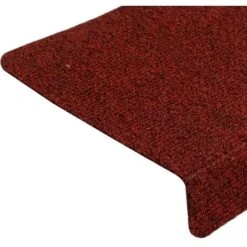 Tappetini Per Scale Tessuto Agugliato 15 Pz 65x25 Cm Rossi -Armonia Decor 51075597 5
