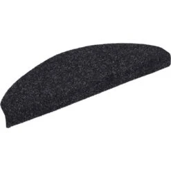 Tappetini Per Scale Adesivi 5 Pz 65x21x4 Cm Neri Agugliati -Armonia Decor 51086845 3