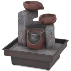 Fontana Da Interni Con Luce A LED In Poliresina -Armonia Decor 51088901 3