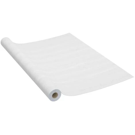 Pellicole Autoadesive Per Porte 2 Pz Legno Bianco 210x90 Cm PVC 5 Pellicole Autoadesive Per Porte 2 Pz Legno Bianco 210x90 Cm PVC - immagine 3