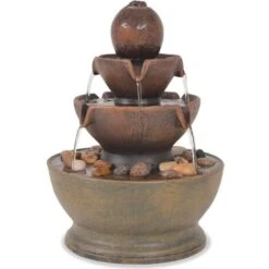 Fontana Da Interni Con Pompa In Poliresina