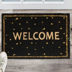 Relaxdays Zerbino Ingresso Casa WELCOME, 60x40 Cm, Motivo A Pois, Antiscivolo, Fibra Di Cocco E Gomma, Multicolore 9 Relaxdays Zerbino Ingresso Casa WELCOME, 60x40 Cm, Motivo A Pois, Antiscivolo, Fibra Di Cocco E Gomma, Multicolore -Armonia Decor 51969906 3