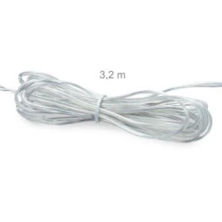 2x Sfera Di Luci A LED Decorativa, A Batteria, Appendere O Appoggiare, Cavo Lungo, Luci Da Atmosfera, Ø 20 Cm, Argento -Armonia Decor 51973969 5