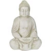 Relaxdays Buddha, Figura Da Giardino, Resistente Alle Intemperie, Buddha Seduto, In Poliresina, HLP 70x45x35 Cm, Crema 1 Relaxdays Buddha, Figura Da Giardino, Resistente Alle Intemperie, Buddha Seduto, In Poliresina, HLP 70x45x35 Cm, Crema -Armonia Decor 51984020 1