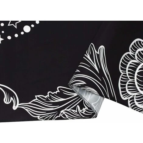 Decorazione Da Parete - Arazzo Sole E Luna Sole Ardente Con Arazzo Stellato Arazzo Psichedelico Arazzo Mistico In Bianco E Nero Da Appendere A Parete - 51,2 X 59,1 Pollici 7 Decorazione Da Parete - Arazzo Sole E Luna Sole Ardente Con Arazzo Stellato Arazzo Psichedelico Arazzo Mistico In Bianco E Nero Da Appendere A Parete - 51,2 X 59,1 Pollici - immagine 5