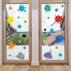 35 Pezzi Stickers Murali Cameretta Bambini, Stickers Murali Aula Polka Dot, Stickers Murali Cerchio Colorato, Stickers Murali Colorati, Decorazione Parete Polka Dot Per La Stanza Delle Ragazze Stanza -Armonia Decor 52012659 5