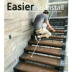 Set Di 15 Listelli Per Scale Antiscivolo Trasparenti 10 X 60 Cm -Armonia Decor 52012841 4