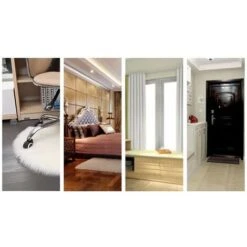 Tappeti Soffici Per Interni Super Morbidi E Soffici ， Tappeto Rotondo In Lana Per Camera Da Letto (bianco, 50 Cm) -Armonia Decor 52016218 3