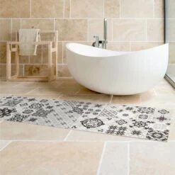 Tappeti In Vinile - Piastrelle In Ceramica Agadir In Grigio - Pannello Dimensione HxL: 90cm X 30cm -Armonia Decor 52608929 3