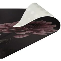 Tappeti In Vinile - Rose Su Sfondo Nero Vintage - Pannello Dimensione HxL: 90cm X 30cm -Armonia Decor 52609706 5