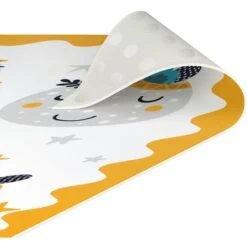 Tappeti In Vinile - Amici Indiani Addormentati Con Stelle, Luna E Cornice - Pannello Dimensione HxL: 90cm X 30cm -Armonia Decor 52609734 5