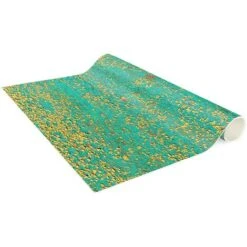 Tappeti In Vinile - Pigmenti Di Colore Shabby Gialli E Turchesi - Pannello Dimensione HxL: 90cm X 30cm -Armonia Decor 52609741 4