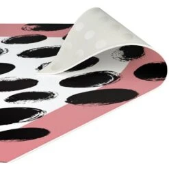 Tappeti In Vinile - Pois China Neri Con Cornice - Pannello Dimensione HxL: 90cm X 30cm -Armonia Decor 52609754 5