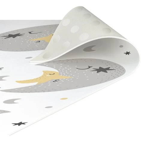 Tappeti In Vinile - Bacio Tra Luna E Stelle Scandinave - Pannello Dimensione HxL: 90cm X 30cm 7 Tappeti In Vinile - Bacio Tra Luna E Stelle Scandinave - Pannello Dimensione HxL: 90cm X 30cm - immagine 5