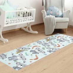 Tappeti In Vinile - Koala Che Giocano Con Boomerang In Australia - Pannello Dimensione HxL: 90cm X 30cm -Armonia Decor 52609813 3