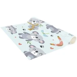 Tappeti In Vinile - Koala Che Giocano Con Boomerang In Australia - Pannello Dimensione HxL: 90cm X 30cm -Armonia Decor 52609813 4