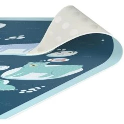 Tappeti In Vinile - Tappetino Educativo Antartico - Orso Polare Rudi Vuole Dei Pesci - Pannello Dimensione HxL: 90cm X 30cm -Armonia Decor 52609827 5