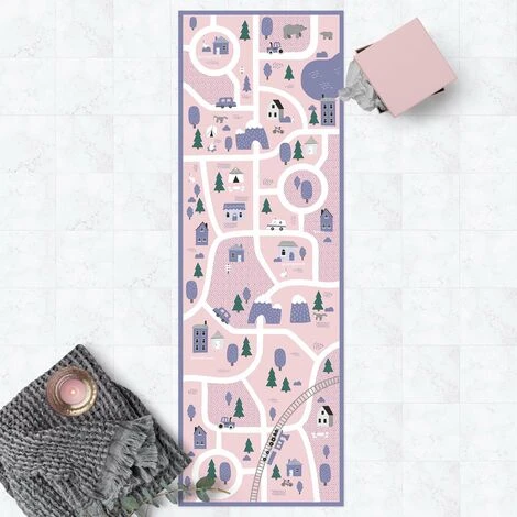 Tappeti In Vinile - Tappetino Educativo Villaggio - Verso La Campagna - Pannello Dimensione HxL: 90cm X 30cm 3 Tappeti In Vinile - Tappetino Educativo Villaggio - Verso La Campagna - Pannello Dimensione HxL: 90cm X 30cm