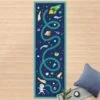 Tappeti In Vinile - Tappetino Educativo Spazio - Ritorno Alla Navicella - Pannello Dimensione HxL: 90cm X 30cm