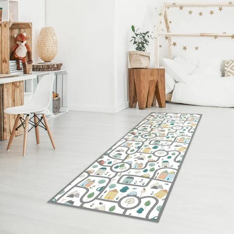 Tappeti In Vinile - Tappetino Educativo Traffico - A Spasso Con L'automobile - Pannello Dimensione HxL: 90cm X 30cm 5 Tappeti In Vinile - Tappetino Educativo Traffico - A Spasso Con L'automobile - Pannello Dimensione HxL: 90cm X 30cm - immagine 3