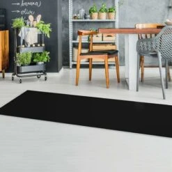 Tappeti In Vinile - Nero Intenso - Pannello Dimensione HxL: 90cm X 30cm -Armonia Decor 52609938 2