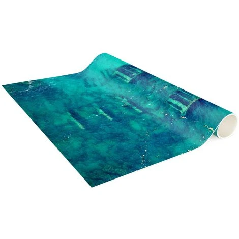 Tappeti In Vinile - Top View Relitto Di Nave Nel Mare - Pannello Dimensione HxL: 90cm X 30cm 6 Tappeti In Vinile - Top View Relitto Di Nave Nel Mare - Pannello Dimensione HxL: 90cm X 30cm - immagine 4