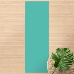 Tappeti In Vinile - Turchese - Pannello Dimensione HxL: 90cm X 30cm