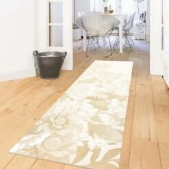 Tappeti In Vinile - Sogno Di Fiori Vintage In Beige - Pannello Dimensione HxL: 90cm X 30cm -Armonia Decor 52609998 3