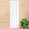 Tappeti In Vinile - Tavole Di Legno Bianche Shabby - Pannello Dimensione HxL: 90cm X 30cm -Armonia Decor 52610059 1