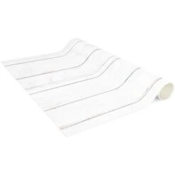 Tappeti In Vinile - Tavole Di Legno Bianche Shabby - Pannello Dimensione HxL: 90cm X 30cm -Armonia Decor 52610059 4