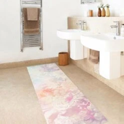 Tappeti In Vinile - Sogno Delicato Di Fiori In Pastello - Pannello Dimensione HxL: 90cm X 30cm 9 Tappeti In Vinile - Sogno Delicato Di Fiori In Pastello - Pannello Dimensione HxL: 90cm X 30cm -Armonia Decor 52610064 3