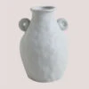 SKLUM Vaso In Ceramica Seth Bianco Antico -Armonia Decor 52974623 1
