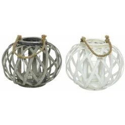 Lanterna In Legno Con Maniglia