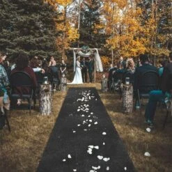 Passatoia Per Eventi Nero, Moquette Antiscivolo Da 520 Gr Il Mtq, Zerbino Da Esterno -1 X 1 Mt -Armonia Decor 53462676 3