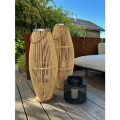 Lanterna Industriale Moderna In Ferro Nero Portacandela Decorativa Lampada 24 Cm Yamdena -Armonia Decor 53817123 5