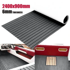 240x90cm EVA Schiuma Teak Deck Per Barca Yacht Tappeto Antiscivolo Pavimentazione Mat Carpet