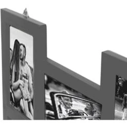 Rebecca Mobili Porta Foto Multiplo Cornice Grigio 14 Spazi 10x15 Mdf 36x120x1,2 11 Rebecca Mobili Porta Foto Multiplo Cornice Grigio 14 Spazi 10x15 Mdf 36x120x1,2 -Armonia Decor 54067342 5