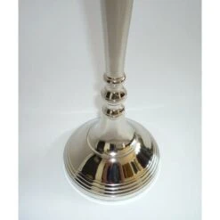 Nova Portacandele Candeliere Design Classico Con 5 Braccia In Metallo Nichelato 63cm -Armonia Decor 54080142 4