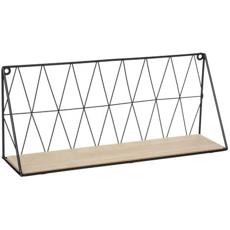 ATMOSPHERA Mensola Da Parete In Legno E Metallo 48x12x20cm 3 ATMOSPHERA Mensola Da Parete In Legno E Metallo 48x12x20cm