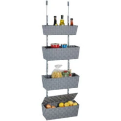 Wenko Scaffale Sopraporta Adria, 4 Ripiani