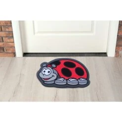 Zerbino Moderno Asciuga Passi Con Retro Antiscivolo Prodotto Italiano Modello Coccinella -Armonia Decor 54337126 3