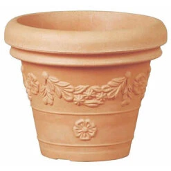 Vaso Festonato Classic In Plastica Da Giardino Per Fiori E Piante -30 Cm