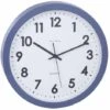 Orologio Da Parete Diametro 36cm In Plastica Modello Madrid Colore Blu Elegante -Armonia Decor 54821515 1