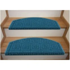 Tappeto Coprigradini 3D Salva Gradino Proteggi Scalino Adesivo 100% Made In Italy - Blu -Armonia Decor 57704347 4