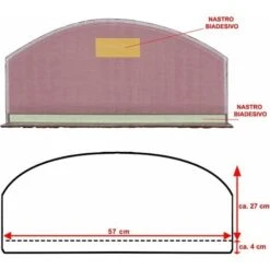 Tappeto Copri Gradini Salva Scalino Scala Adesivo Antiscivolo 100% Made In Italy - Blu -Armonia Decor 57704349 2