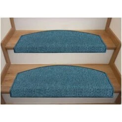 Tappeto Copri Gradini Salva Scalino Scala Adesivo Antiscivolo 100% Made In Italy - Blu -Armonia Decor 57704349 4
