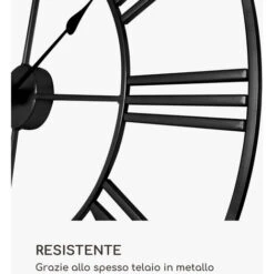 Casa Chic Queensway 60 - Orologio Da Parete, Telaio In Metallo, Silenzioso, Ø 60 Cm -Armonia Decor 57704431 3