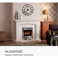 Casa Chic Queensway 60 - Orologio Da Parete, Telaio In Metallo, Silenzioso, Ø 60 Cm -Armonia Decor 57704431 4