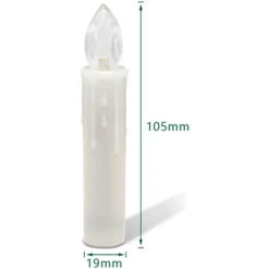 Randaco Candele A LED Candele Natalizie Luci Di Candele Decorazione Natalizia DEGURAZIONE WEDICE CALDO BIANCO CON BATTERE 50X 8 Randaco Candele A LED Candele Natalizie Luci Di Candele Decorazione Natalizia DEGURAZIONE WEDICE CALDO BIANCO CON BATTERE 50X -Armonia Decor 57705328 2