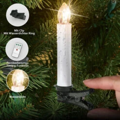 Randaco Candele A LED Candele Natalizie Luci Di Candele Decorazione Natalizia DEGURAZIONE WEDICE CALDO BIANCO CON BATTERE 50X 11 Randaco Candele A LED Candele Natalizie Luci Di Candele Decorazione Natalizia DEGURAZIONE WEDICE CALDO BIANCO CON BATTERE 50X -Armonia Decor 57705328 5